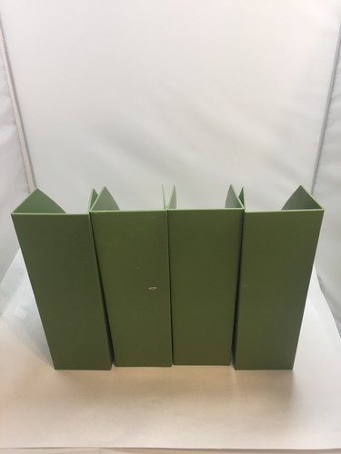 LOT Of 4 Plastic Magazine File Stand Holder Home Office Storage Files Documents