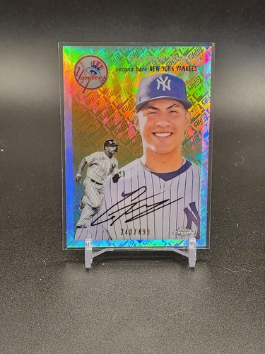 Gleyber Torres 2023 Topps Chrome Platinum #304 Topps Logo