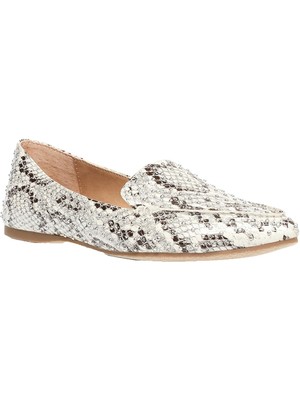 

STEVE MADDEN Женские белые лоферы без шнуровки со змеиным принтом и перьями, 7 м, Белый, FEAT04S1