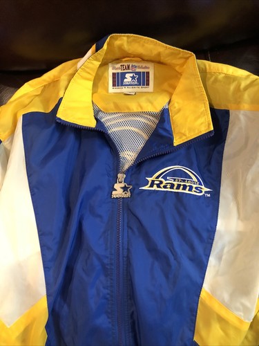 ST. LOUIS RAMS ジャケット L ネイビー NFL St. Louis Rams Reversible Jacket – Mens XL Blue/Gold