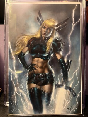 X-men #6 Parrillo Virgin 2020 NM Hickman Marvel comics  Magik With Coa