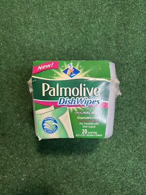 Palmolive Dish Wipes Original Scent Disposable Pretreated Camping Discontinued