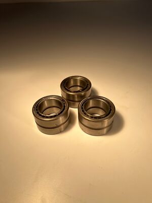 THREE (3) MCGILL MR24 Bearings & MCGILL MI20 Races - Minor Surface Rust