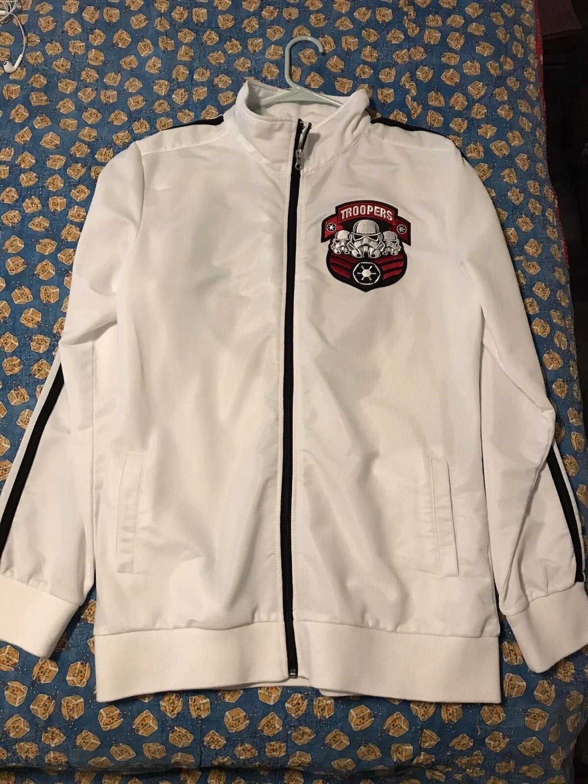 Star Wars Jacket Size Large L Storm Trooper Track Jacket - Only Worn Few Times