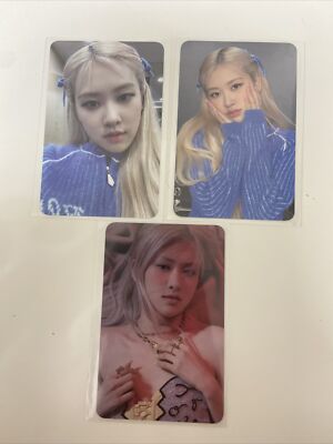 Blackpink Rose SOLO ALBUM R PRE ORDER Ktown4u Photocard Set