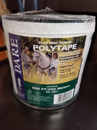 DARE Electric Fence Polytape 656ft/200 meters
