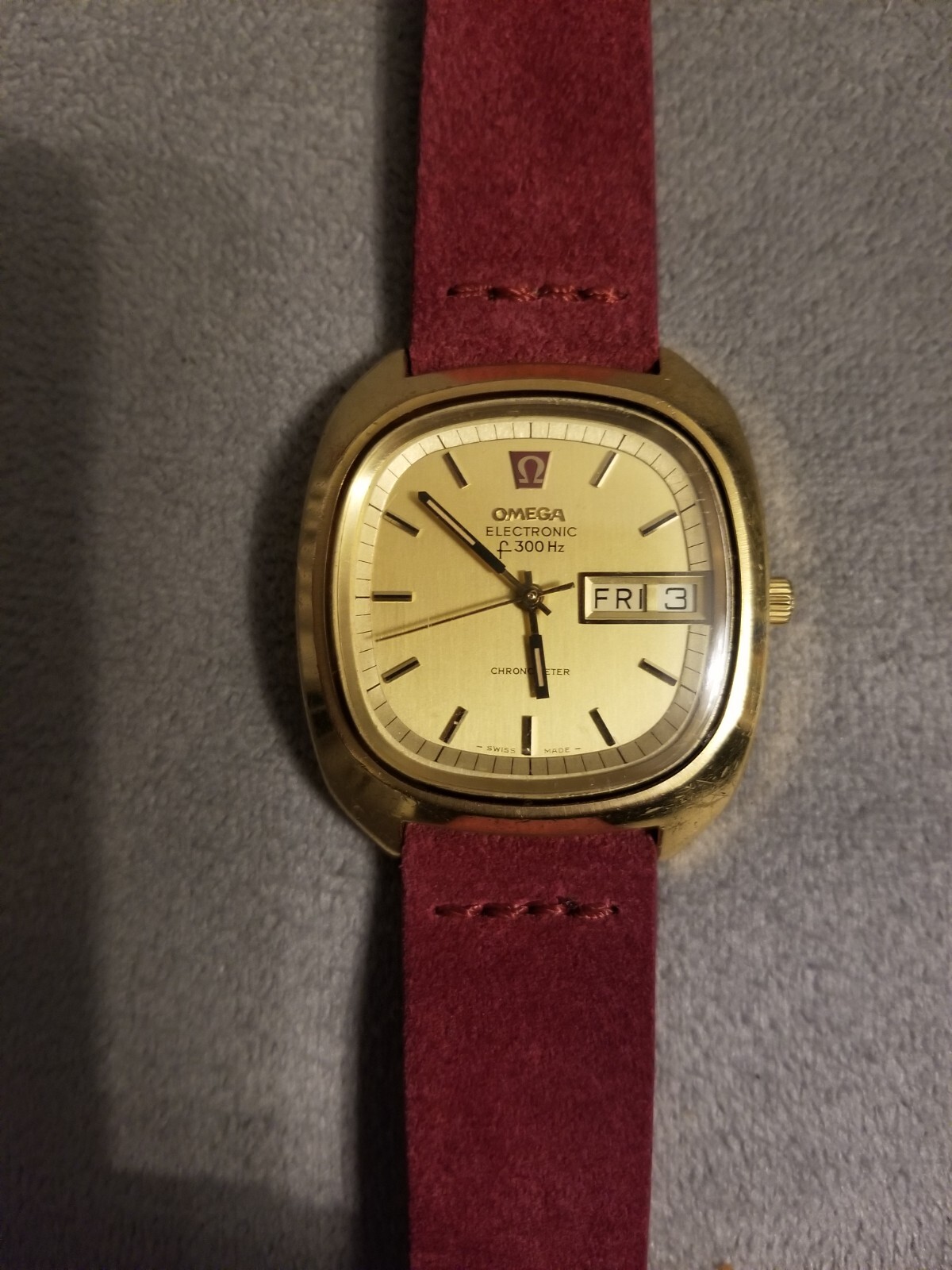 アンティーク　腕時計 CHRONOMETER MONARCH 稼働品　K14 BROOCH時計修理工房