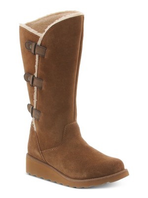 

Женские коричневые ботинки Hayden на танкетке с круглым носком BEAR PAW, Коричневый, 2028W