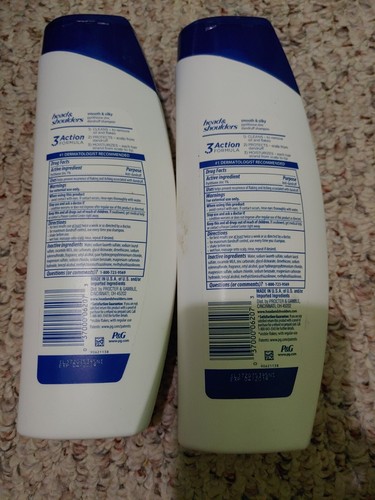 2 Bottles Head & Shoulders - Smooth & Silky Anti Dandruff Shampoo 13.5 oz