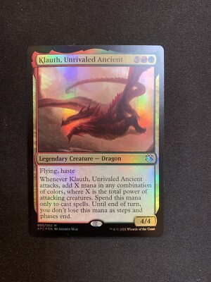 Klauth, Unrivaled Ancient Commander: Adventures in the Forgotten Realms Foil