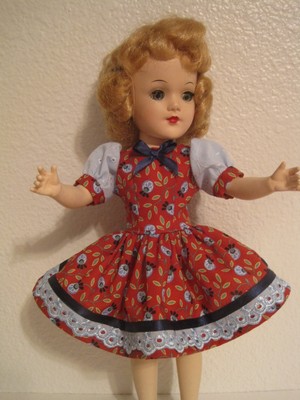 Alice dress - clothes for Mary Hoyer and other slender 14 inch dolls