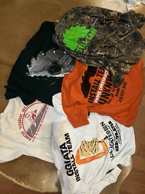 Lot of 10 New York Sunshine XXL T Shirts Hardwood Fishing Budweiser 2XL