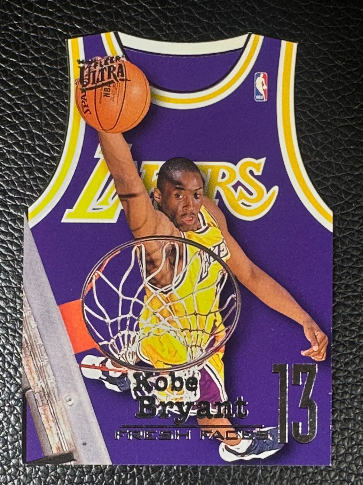 1996 Fleer Ultra Fresh Faces Die Cut #3 Kobe Bryant RC Rookie