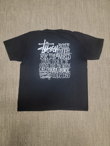 STUSSY CALIFORNIA GROWN PIGMENT DYED BLACK XL XLARGE TEE SHIRT | eBay STUSSY CALIFORNIA GROWN PIGMENT DYED BLACK XL XLARGE TEE SHIRT | eBay