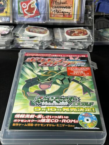 Sealed 2004 Pokemon Emerald SCOOP Magazine Deoxys Promo Sealed 2004 Pokemon Emerald SCOOP Magazine Deoxys Promo