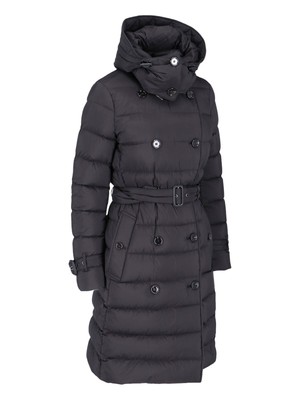Pre-owned Burberry Coat In Black