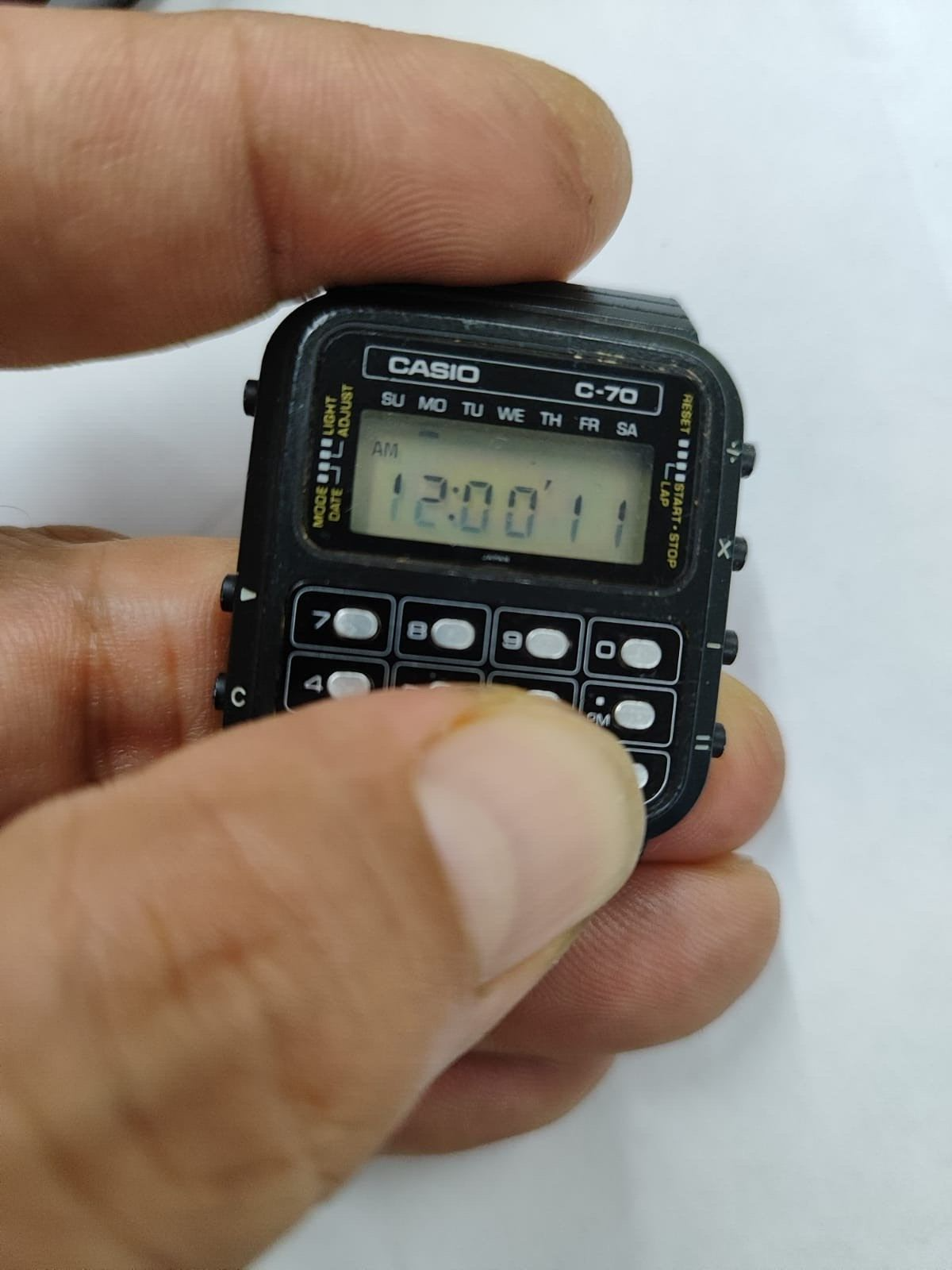Casio C-70 Calculator Mod 133 Watch Movement work FOR Repair