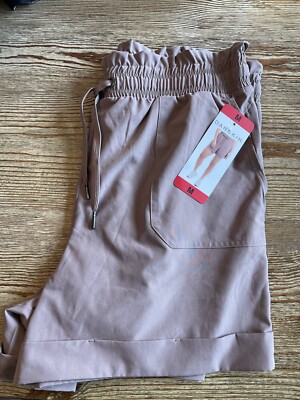 Danskin Brownish/Pink Women s Pull On Shorts Medium