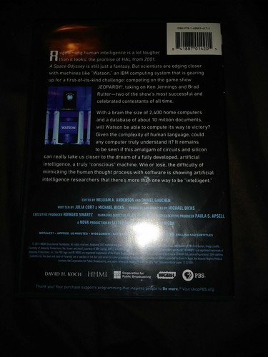 NOVA PBS Smartest Machine on Earth Can A Computer Win Jeopardy DVD IBM Game Show