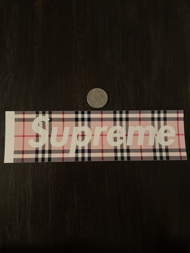 SUPREME　BOXLogoステッカー　BURBERRY他 Supreme Burberry Box Logo Sticker Set - SS22 - US