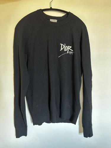 スウェット・トレーナー Dior Dior By Erl Long-Sleeved Trucker Sweatshirt DIOR X Erl Sweater M - POIZON