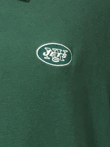 New York Jets NFL Polo Green Men Large NFL Merchandise Reebok