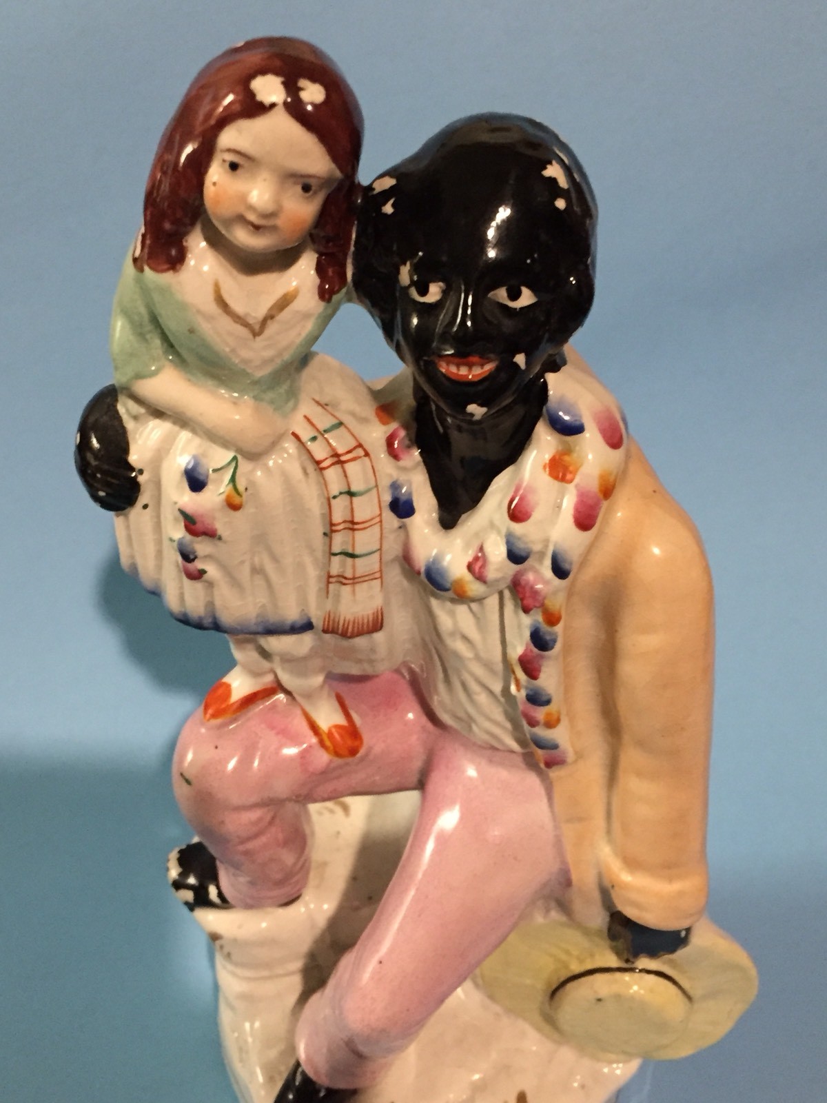 Black Americana Uncle Tom & Eva circa 1850 ( sorry Firm Price)