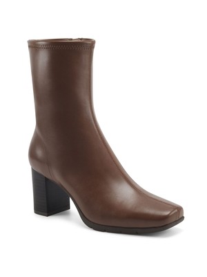 

AREOSOLES MARTHA STEWART Женские коричневые ботильоны на блочном каблуке с квадратным носком Miley, размер 9 м, Коричневый, MILEY