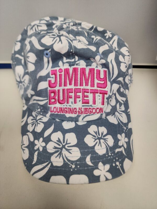 Jimmy Buffett Lounging At The Lagoon Concert Tour 2012 Cap Hat Blue