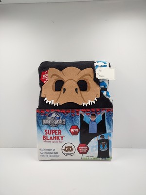 Jurassic Park Super Blanky Blanket 40inx50in With Charactervl Mask