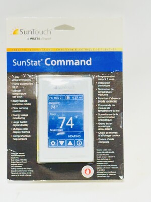 SunTouch Sunstat Command Electronic Floor Heating Thermostat