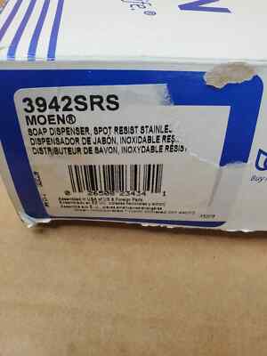 Moen 3942SRS Bathroom Sink Soap & Lotion Dispenser Spot Resist Stainless New