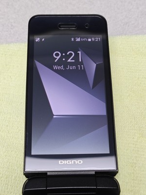New] KYOCERA A202KC DIGNO KEITAI 4 black ANDROID FLIP PHONE