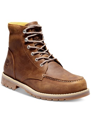 

TIMBERLAND Мужские коричневые кожаные ботинки Redwood Falls с круглым носком на блочном каблуке, размер 13 м, Коричневый, TB0A2EDRF13