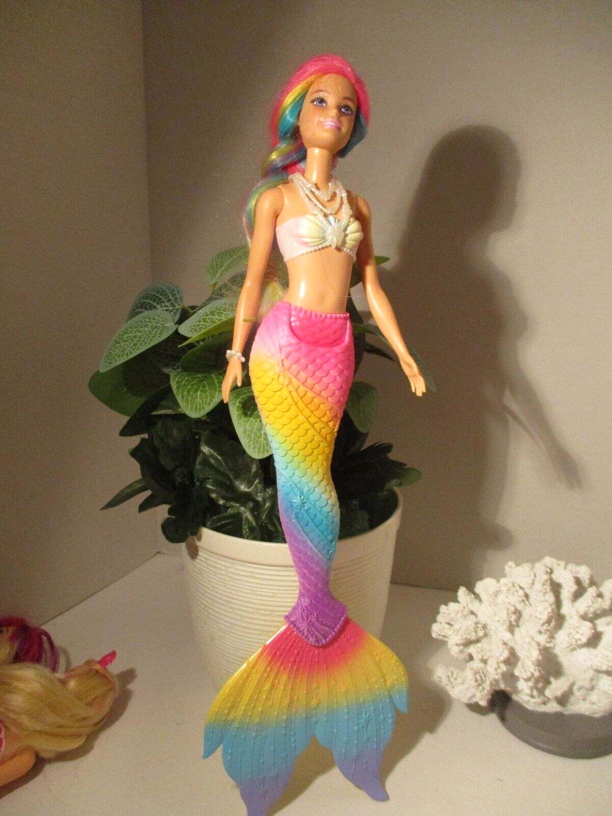 Mattel 2020 Mermaid Barbie 12" Doll Rainbow Colors