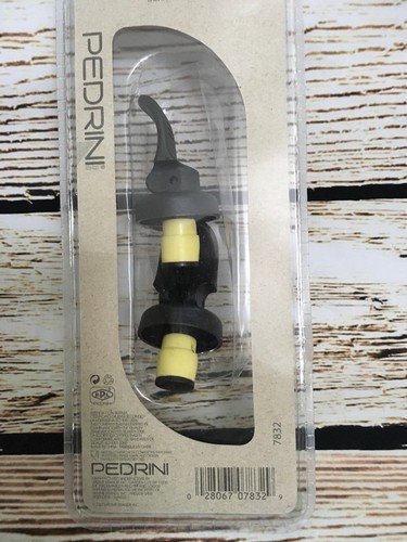 Pedrini Bottle Stopper Wine Cork Set of 2 Hinged Fold Seal Fits Most Bottles
