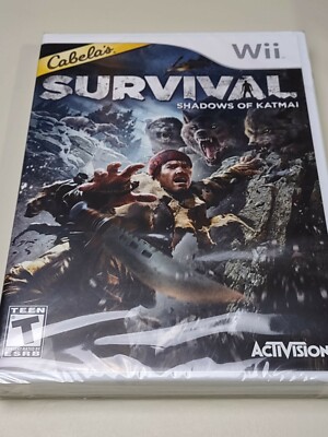 Cabela's Survival: Shadows of Katmai Nintendo Wii, 2011  Brand New Sealed