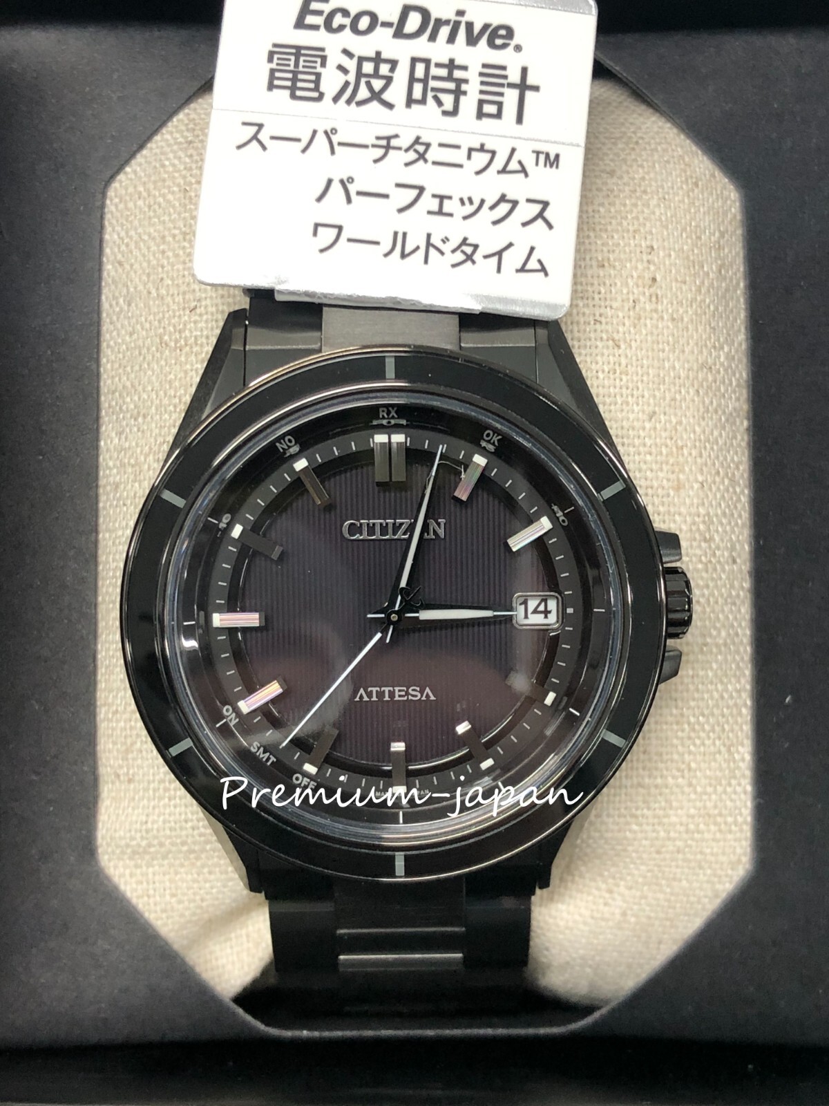 CITIZEN ATTESA Eco-drive radio clock CB3035-72E Watch Japan CITIZEN ATTESA Eco-drive radio clock CB3035-72E Watch Japan