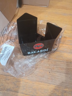 Bacardi Rum Bar Caddy - Napkin and Straw Holder set of 2  Yes 2