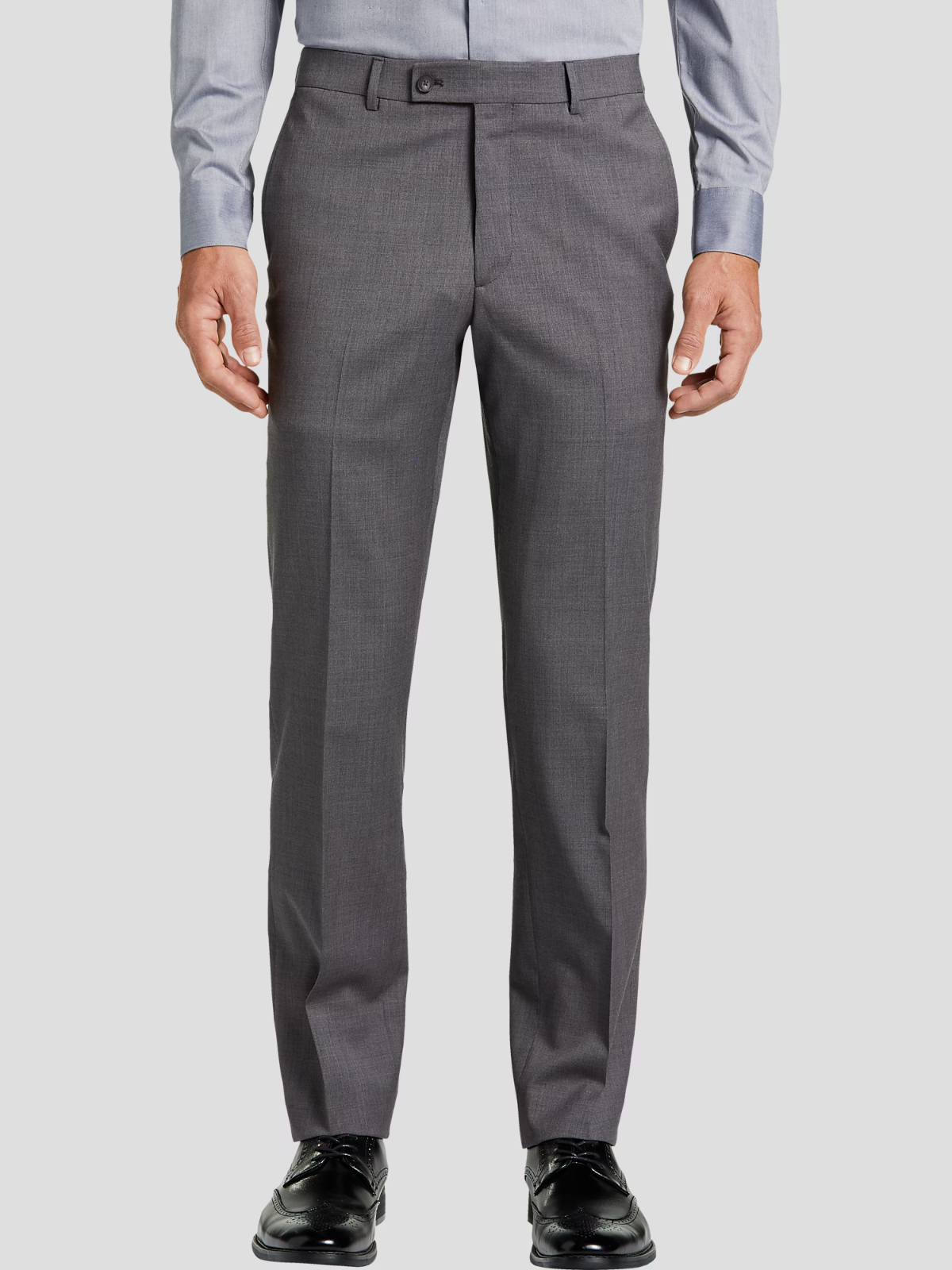 Awearness Kenneth Cole Chillflex Modern Fit Wool Blend Suit Pants Gray 38x30