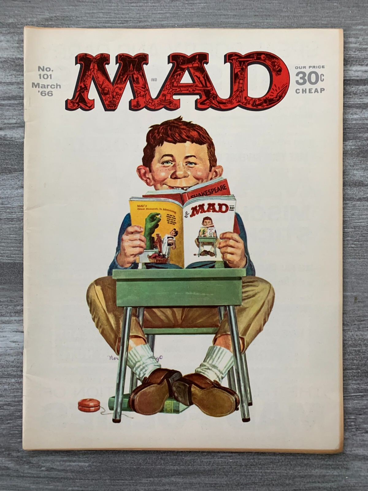 1966 MAD Magazine #101 FN 6.0 Alfred E Neuman Cover | eBay