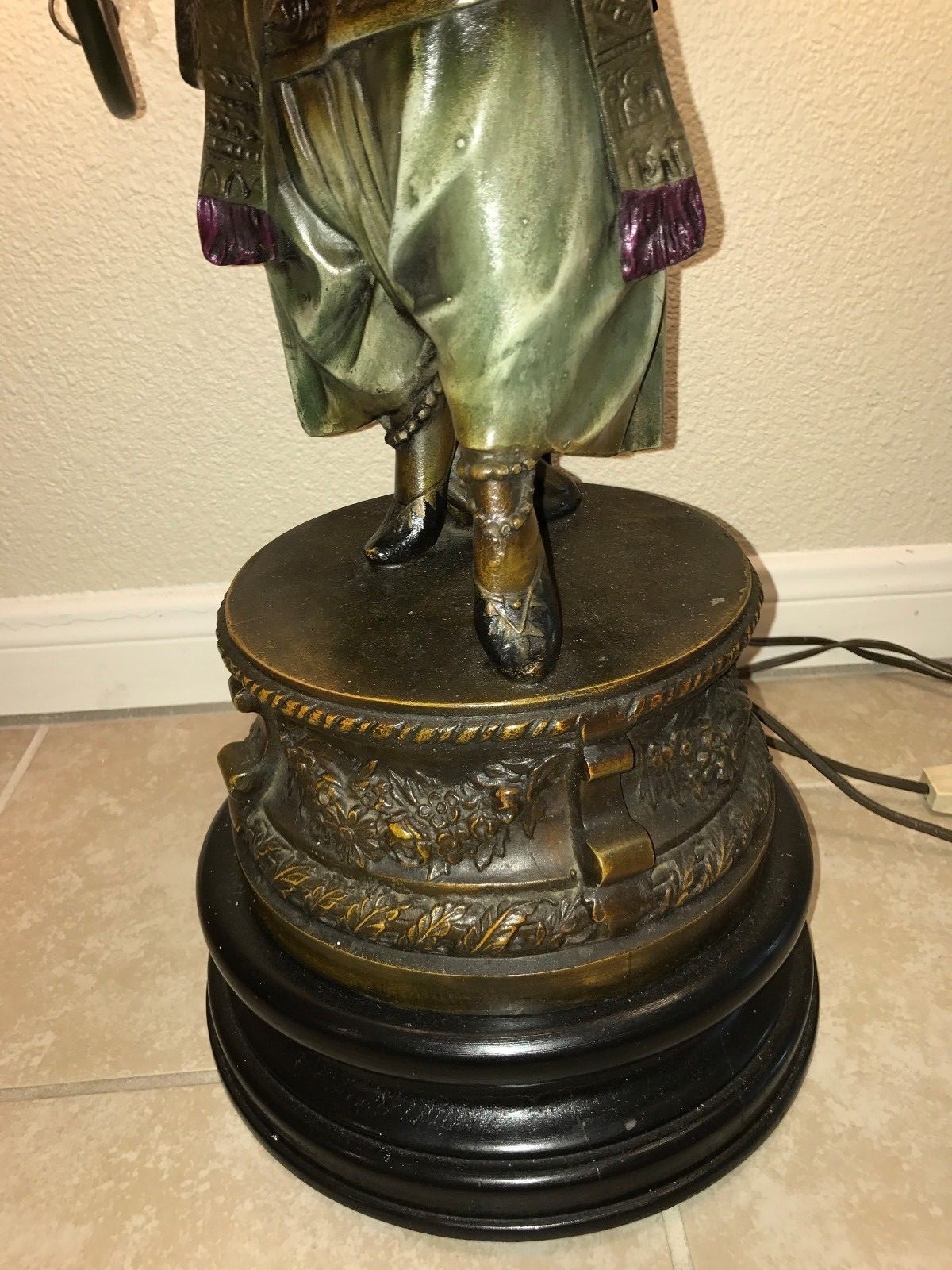 Beautiful bronze gypsy lamp