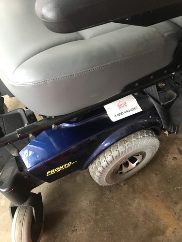 Invacare Pronto M71 Power Wheelchair Contoured Back