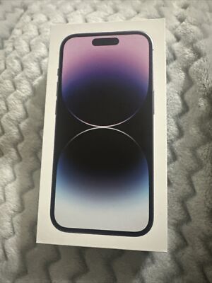 Apple iPhone 14 Pro Deep Purple 256GB EMPTY Box Only With Some Inserts