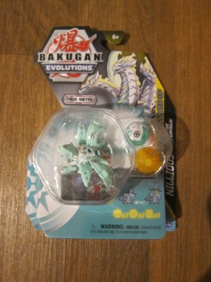 BAKUGAN Evolutions NILLIOUS Nano Riptide Nano Chrysalin Platinum Powered Up Pack