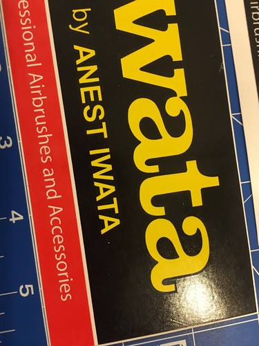 Lot Anest Iwata Airbrush Tools Etc. GLOSSY Decal Sticker S208 ?? Paint Art