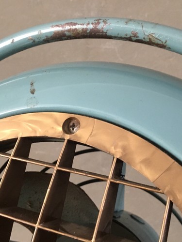 VTG Gilbert Vornado Style Mid Century Electric Fan Atomic Steampunk Diver Helmet