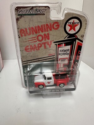 GREENLIGHT  RUNNING ON EMPTY 1956 FORD F-100 TRUCK SOME SHELF WEAR  (BOX1)
