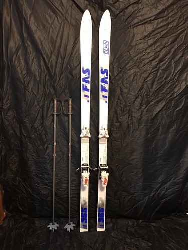 vintage Elan 955 Skis With Tyrolia Binders 480 and marker
