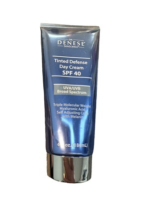 DR. DENESE Jumbo SEALED 6 oz Tinted Defense Day Cream SPF 40  Exp:01/25